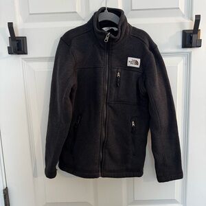 The North Face Kids Black Full-Zip Fleece Jacket
